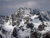 Il Pizzo Coca 3050 m, visto dalla cima del Pizzo del Diavolo di Malgina 2926 m.