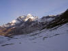 Il Mazzaspitze 3164 m da SW.