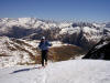 Giuseppe arriva in cima al Ritzhorner 3111 m.