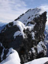 L'aerea cresta della Grande Rousse 3607 m.
