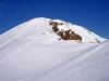 L'ultimo tratto sciistico prima della cima del Monte Seleron.