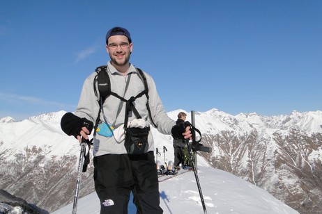 Mattia al Dosso di Gromo.