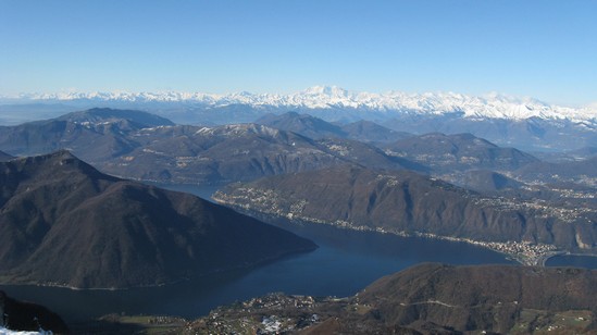 Il lago Ceresio.