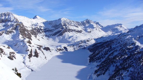 Vista sulla Val Piora.