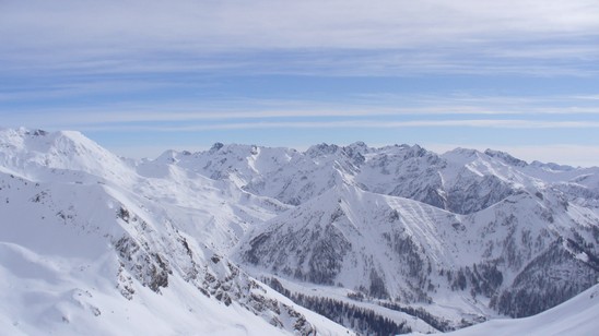 Panoramica dalla vetta.
