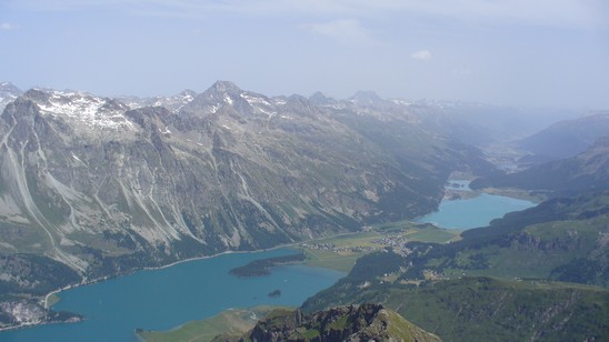 Vista sull Engadina.