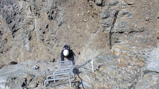 Ponte sospeso e parte di ferrata.