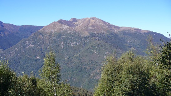 Il Tamaro si stà vestendo d'autunno.