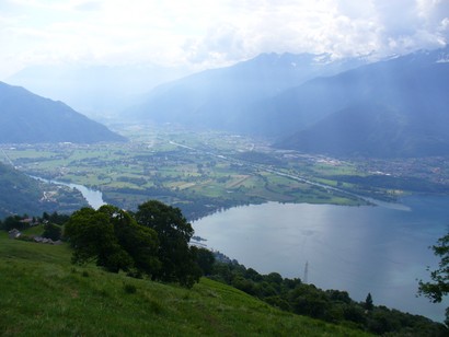 Panoramica sulla foce dell'Adda.