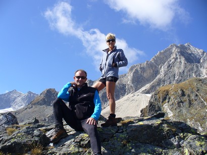 Dome e Milvia al rifugio.