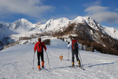 Dal Monte Olano 1702 m verso il Pizzo Olano 2267 m.