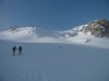 Primi passi verso il Piz Cambrena.