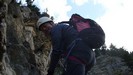 Parte iniziale della ferrata.