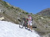 Simone alle prese con la neve...