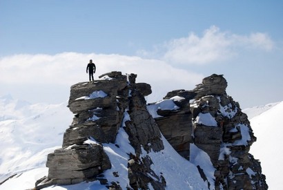 Sul Pizzo di Sterla 2948 m.