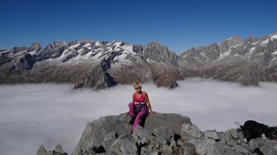 Milvia... dal Badile alla Cima di Castello.