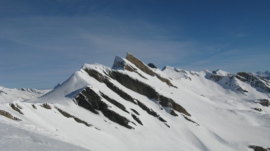 Vista dalla vetta.