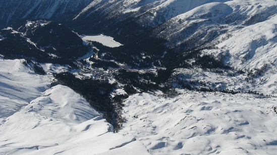 In basso la valle...