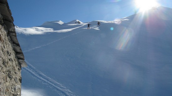 Alla casera il sole si presenta.