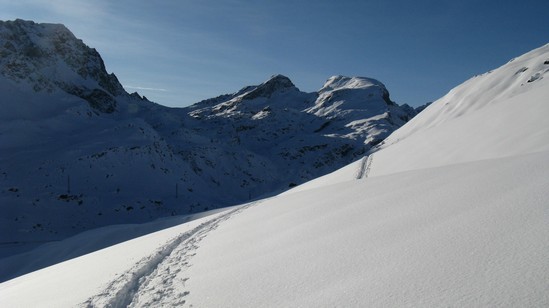 Per adesso solo tracce di salita.