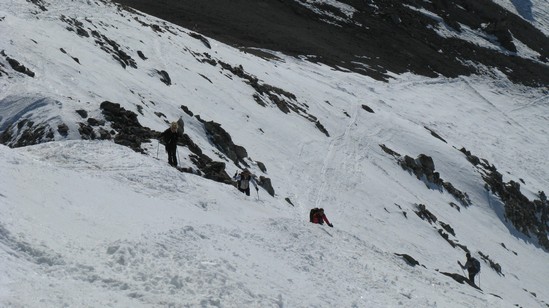 Milvia e Paolo arrivano sul Surgunda mt 3196.