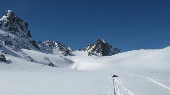 La sella a dx del Sarsuret.