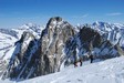 Scendendo sullo Staldenfirn con vista sul Chili Oberalpler 3085m.