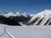 In direzione del Piz Ot (al  centro).