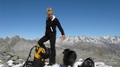 Milvia e Beba sulla cima SW 2836 mt.