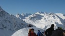 Sulla cima.