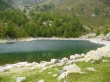 La meta è raggiunta: il Lago Colina.