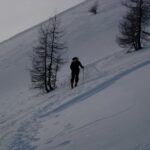 L'ultimo tratto di salita che porta alla cima è particolarmente ripido.