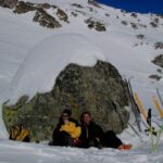 Breve pausa per scaldarci al sole.