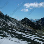 La prima neve comparsa in quota...